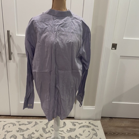 {Calvin Klein} XL purple long button down shirt - Picture 2 of 13